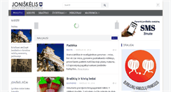 Desktop Screenshot of joniskelis.lt